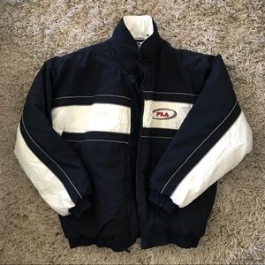 Vintage Fila Puffer Winter Jacket